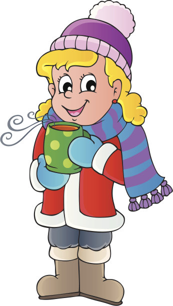 冬季人卡通形象1图片下载