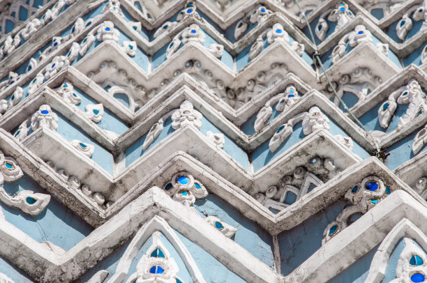 玉佛寺白塔的纹理图片下载