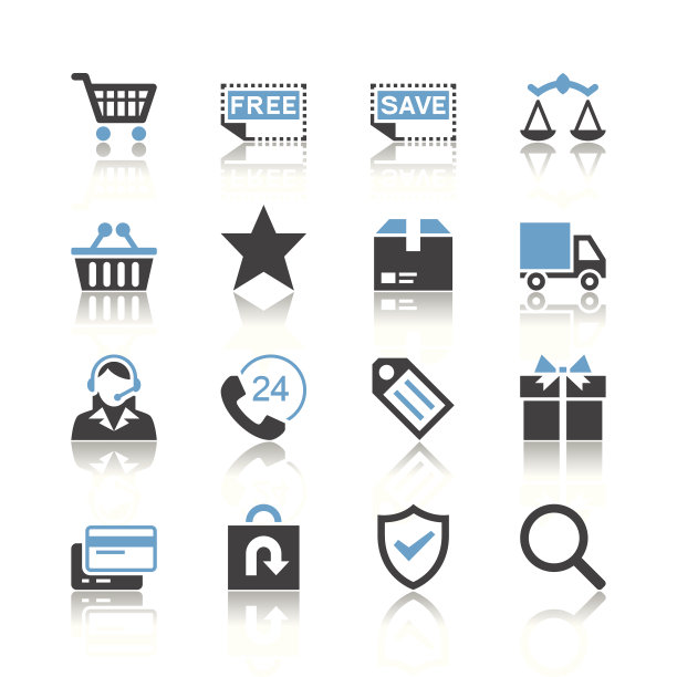 电子商务图标-反映主题图片下载