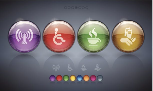 酒店相关的图标图片下载