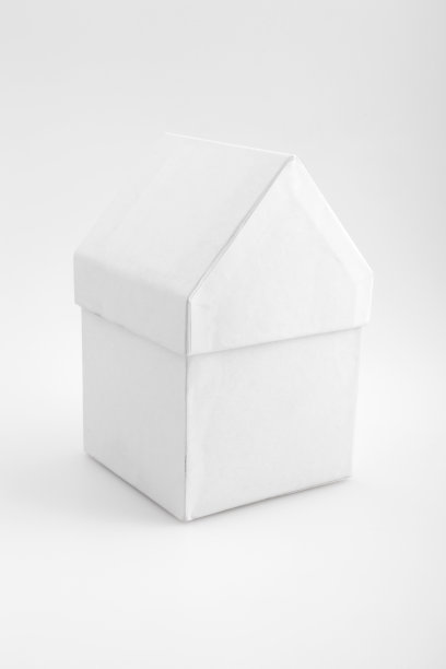 白色背景上的房子图片下载