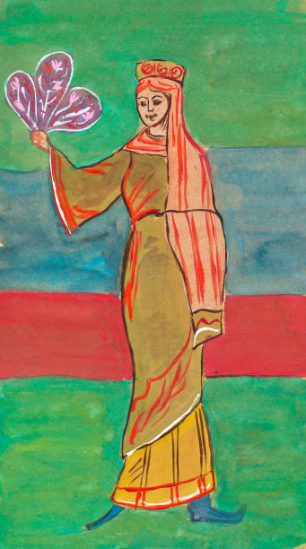 法国女人衣服素材图片