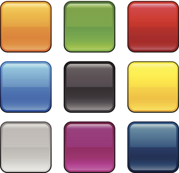 广场颜色图标。图片下载