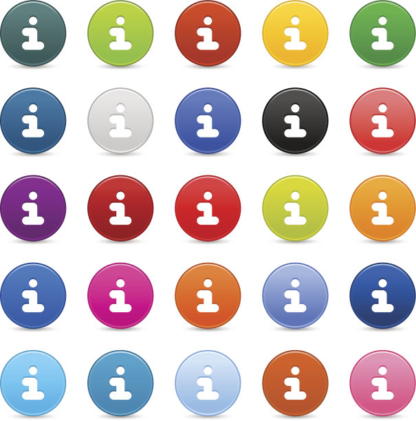 信息标志缎子圆图标网互联网按钮阴影图片下载