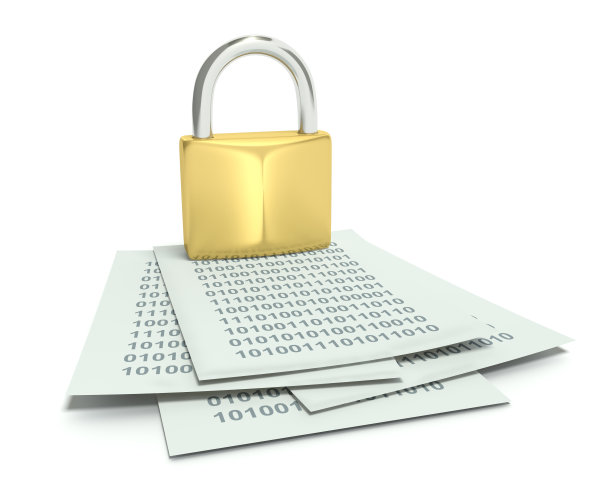 二进制文件顶部的安全锁图片下载