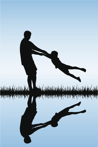 父亲和孩子图片下载