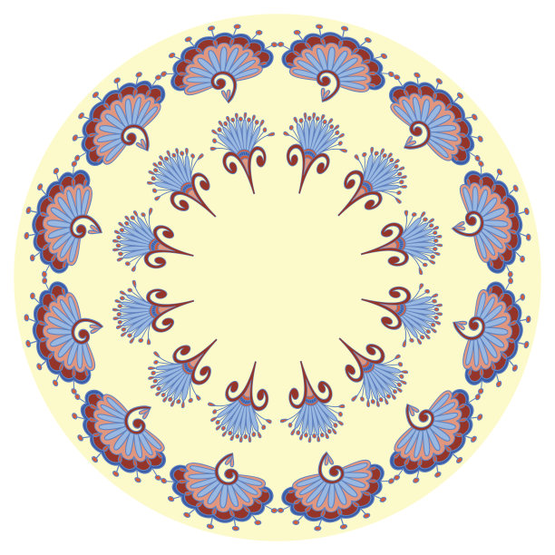 矢量圆的点缀。图片下载