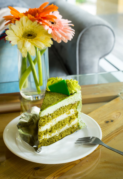 绿茶蛋糕图片下载