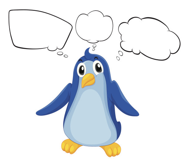 带有空标注的企鹅图片下载