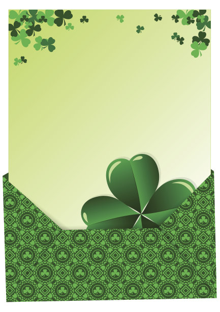 贺卡圣帕特里克节图片下载