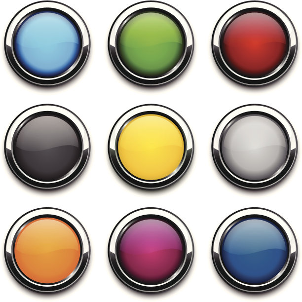 彩色的图标。图片下载