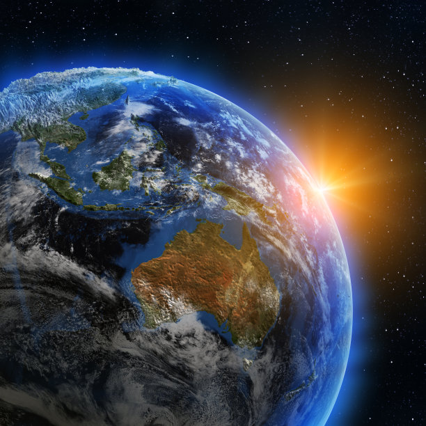 澳大利亚的日出素材图片