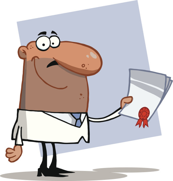 持有一份有背景合同的非裔美国商人图片下载