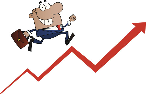 非裔美国商人在箭上奔跑图片下载