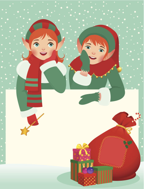 问候圣诞贺卡图片下载