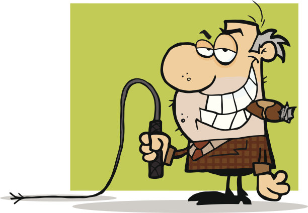 拿着鞭子的老板的背景图片下载