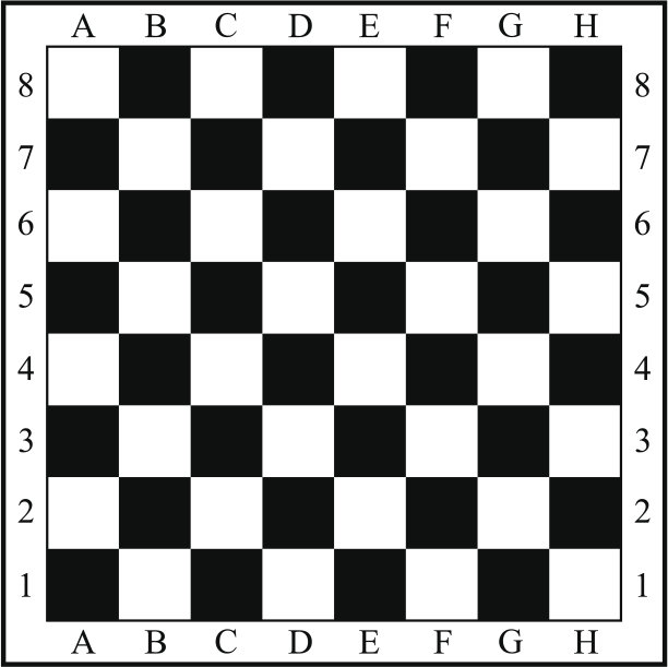 黑白相间的空白棋盘图片下载