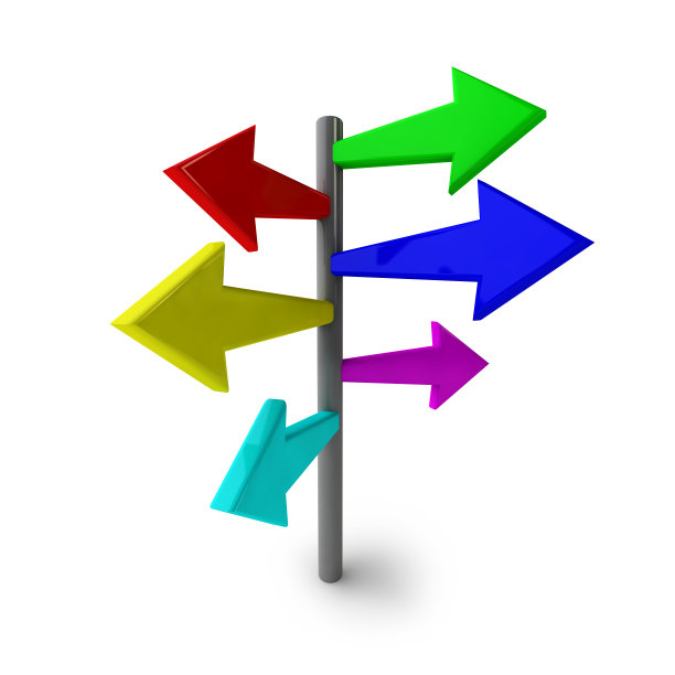 彩色的指针图片下载