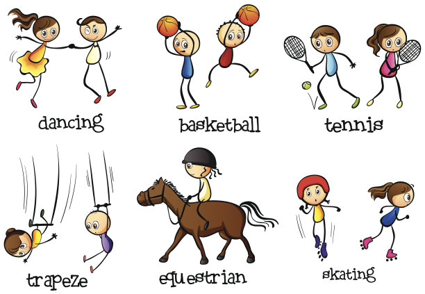 室内及室外活动图片下载