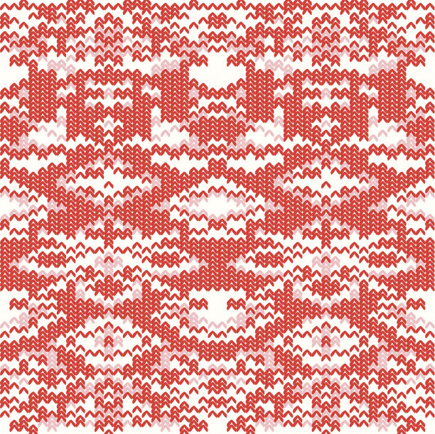 红色背景上的白色圣诞装饰品。图片下载