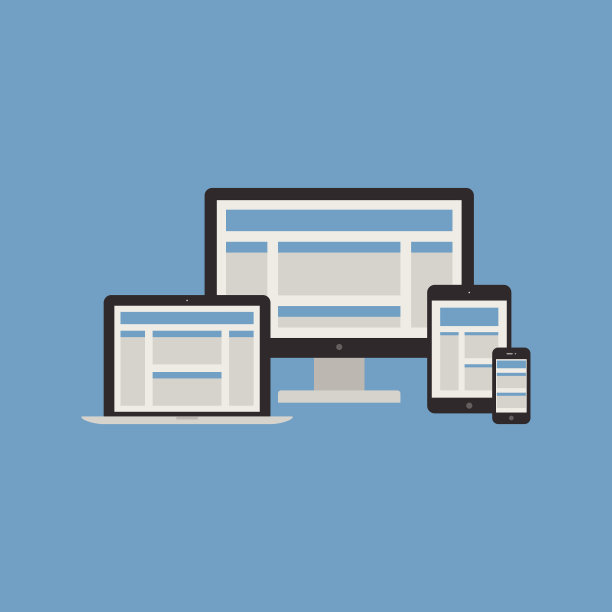 一种适用于电脑、笔记本电脑和移动设备的设计概念图片下载