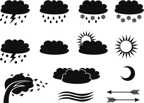 天气符号图片下载