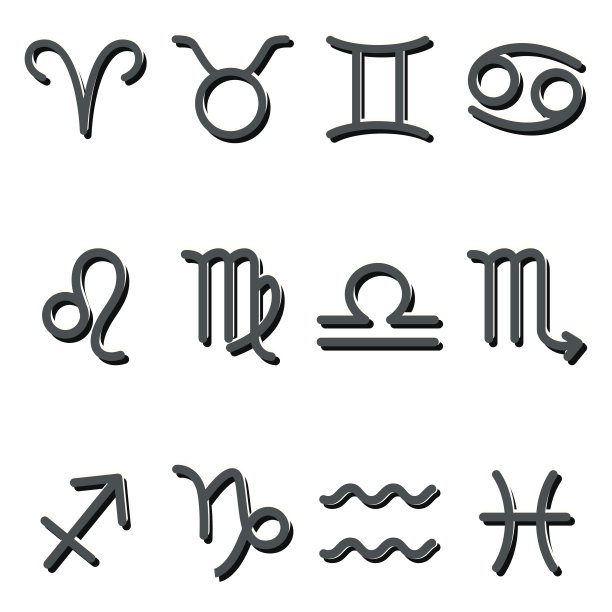 星座符号图标图片下载