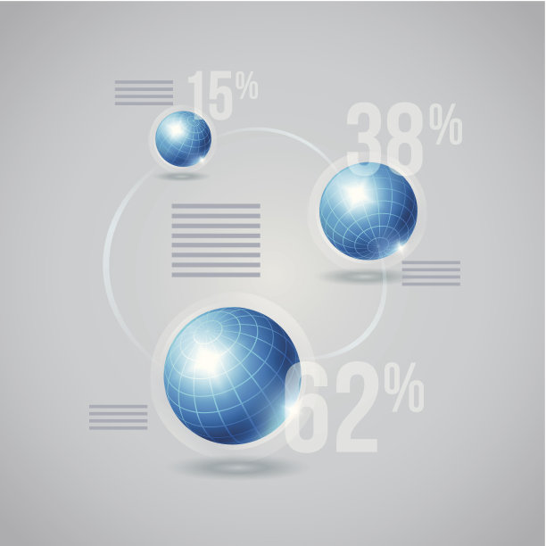 蓝色的地球仪图片下载