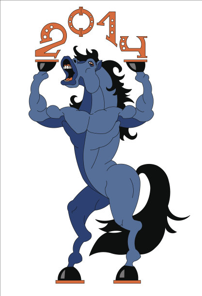 马的健美运动员图片下载