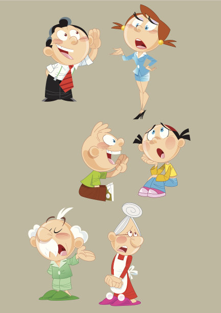 情绪的家庭角色图片下载