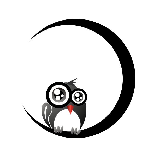 猫头鹰轮廓图片下载