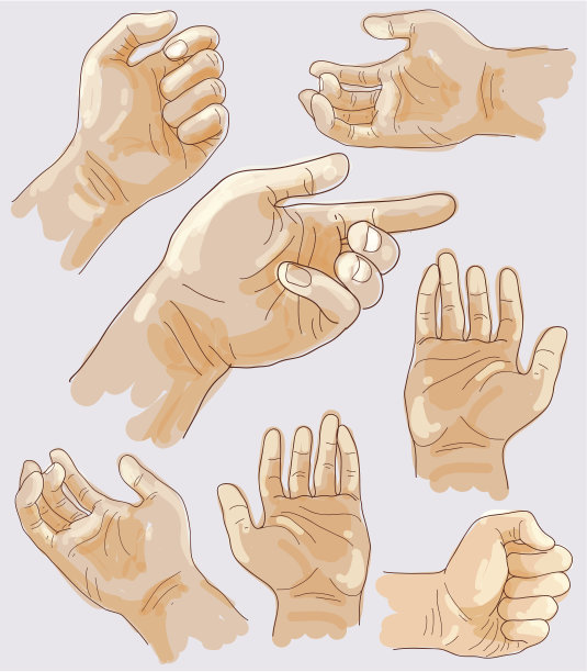 手集。涂鸦向量图片下载