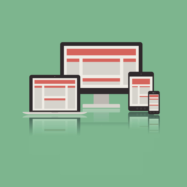 响应性的设计理念。向量图片下载