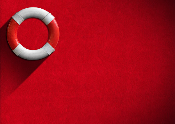帮助概念-红白救生圈图片下载