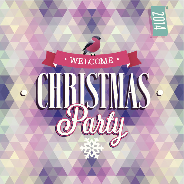 “圣诞晚会”的海报。图片下载