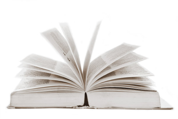 翻开书孤立上白图片下载