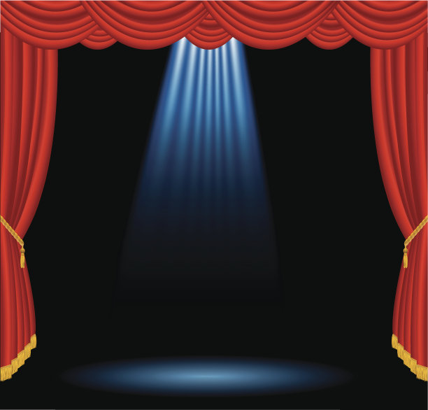 舞台上的聚光灯图片下载