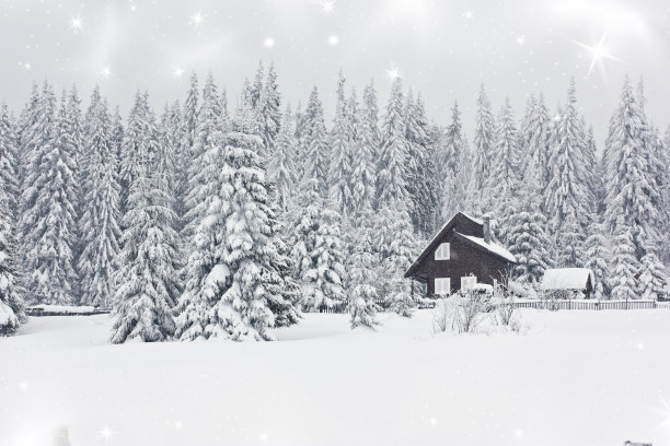 山中的房子图片下载