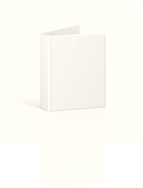 采购产品空白书封面，活页夹或文件夹模板。向量图片下载