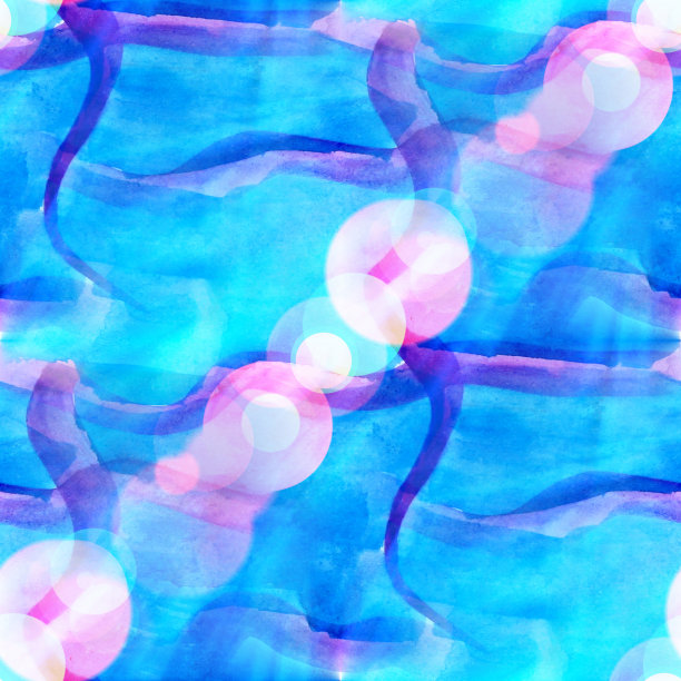 太阳眩光水彩蓝紫色为您的设计图片下载