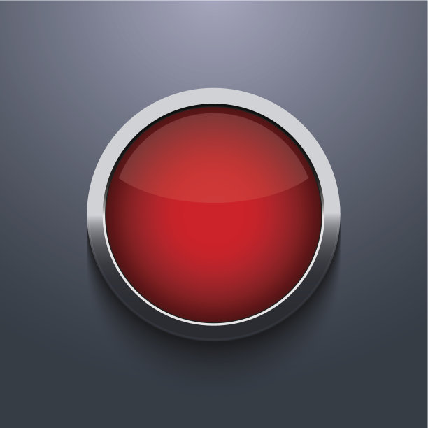 灰色背景上的矢量网页按钮设计素材图片