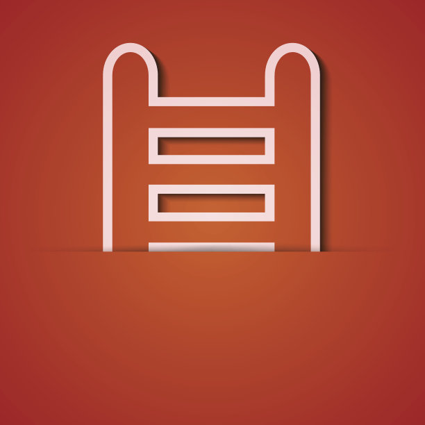 向量的背景。橙色图标贴花。Eps10图片下载