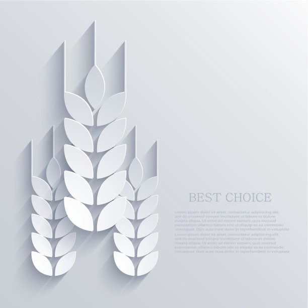 向量小麦背景。Eps10图片下载