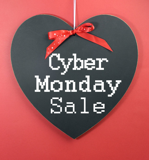 网络星期一在线圣诞购物促销概念图片下载