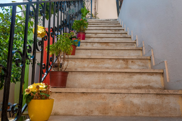 很古老的庭院图片下载