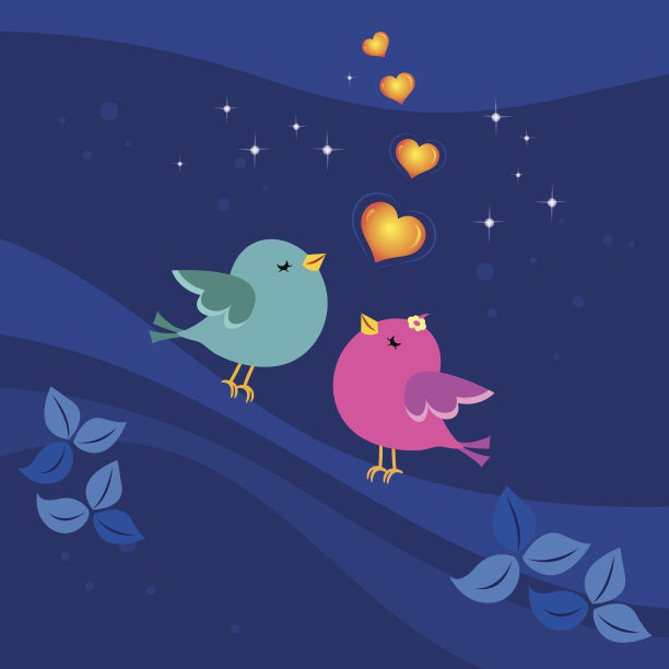 可爱的鸟设计图片下载