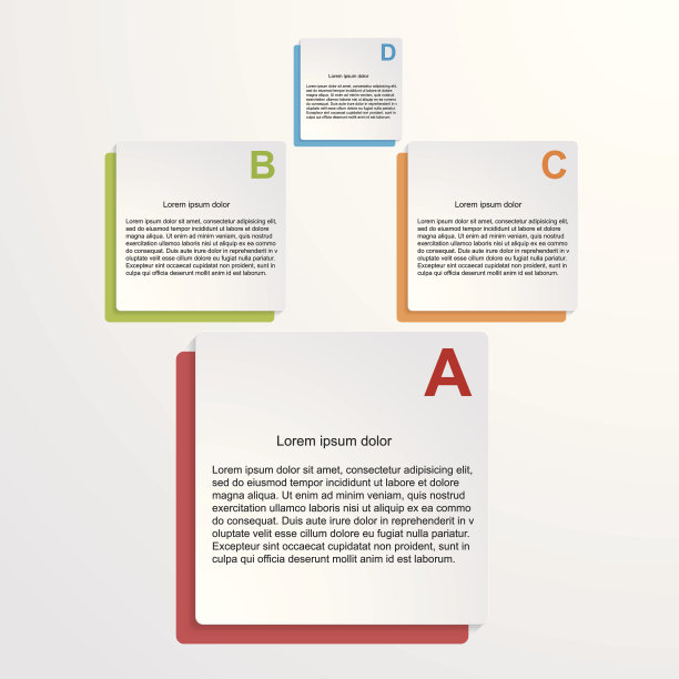 论文文摘信息。矢量插图。图片下载
