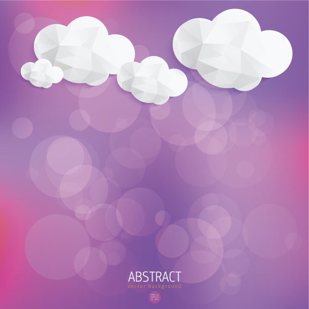 向量纸云图片下载