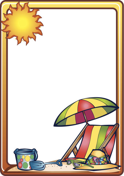 海滩框架C图片下载