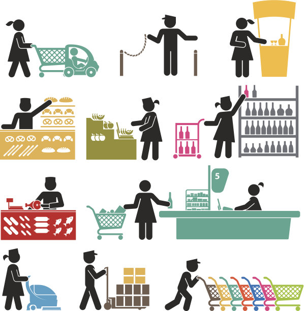 超市员工图片下载